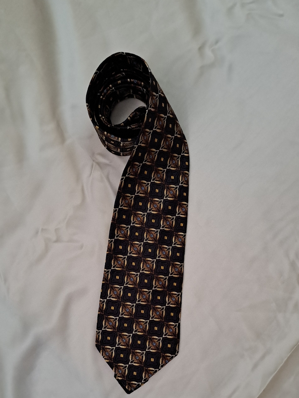 Robert Talbott Best of Class Nordstrom Silk Tie Geometric Imported Silk - Picture 7 of 9